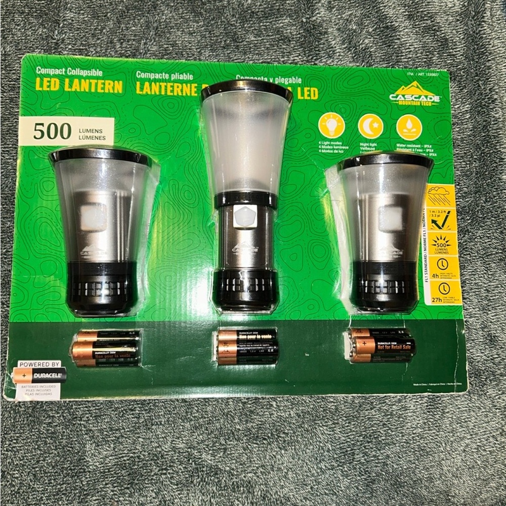 Cascade three lanterns